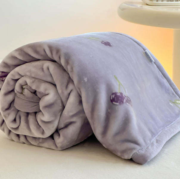 加厚加绒法兰绒毛毯