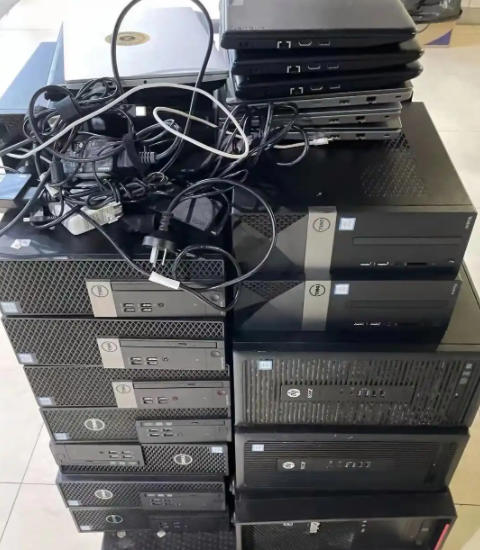 回收电脑台式机回收网络设备等